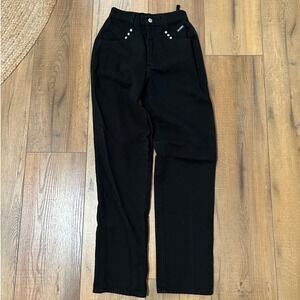 Vintage Rockies Authentic Jeans  Black Western Cowboy Style Womens Pants